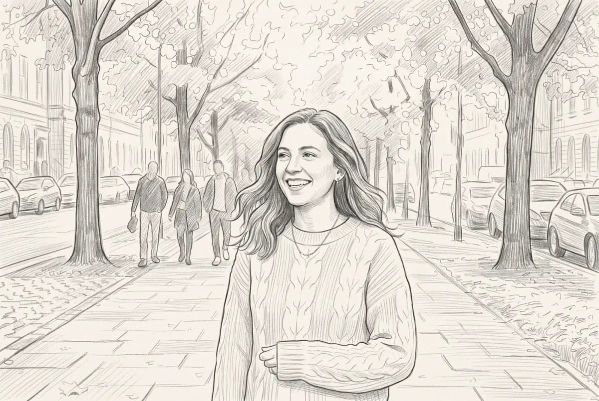 Portrait → Pencil Sketch, the sketch SketchWish generated