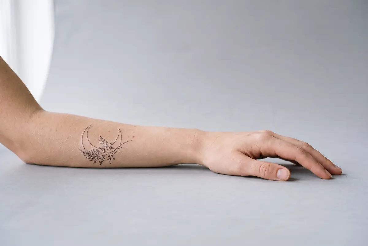 Forearm to Fine Line, the sketch SketchWish generated