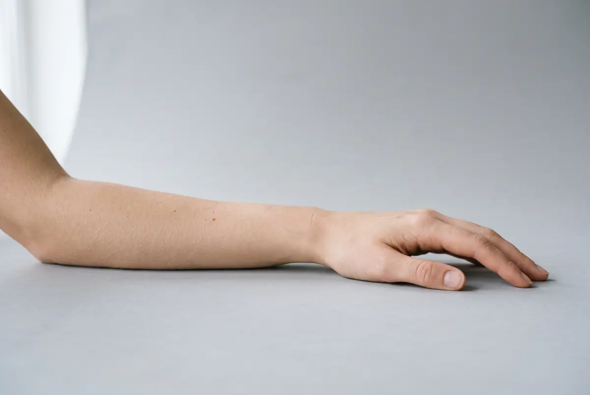 Forearm to Fine Line, the original photo