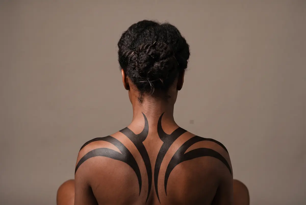 Nape to Tribal, the sketch SketchWish generated