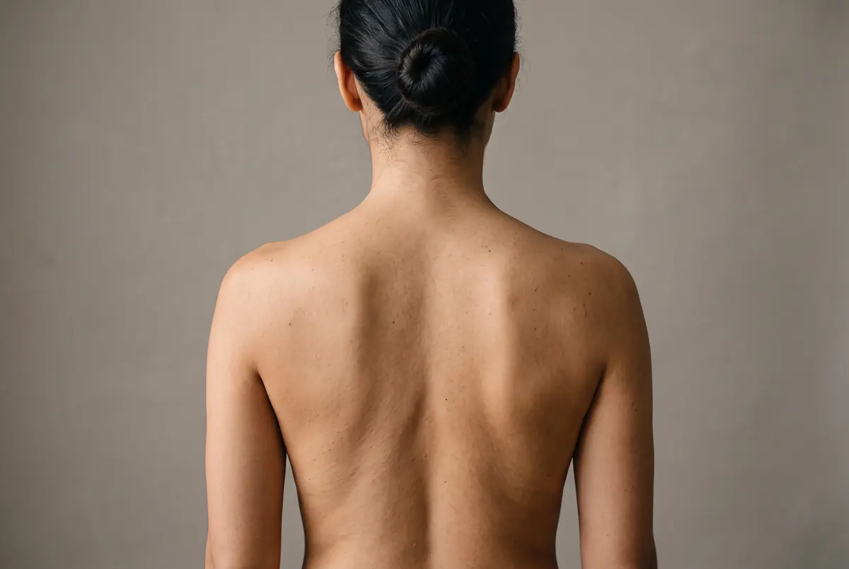 Upper Back to Blackwork, the original photo