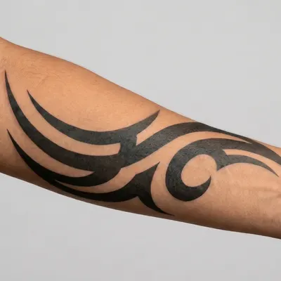 Tribal tattoo on a arm